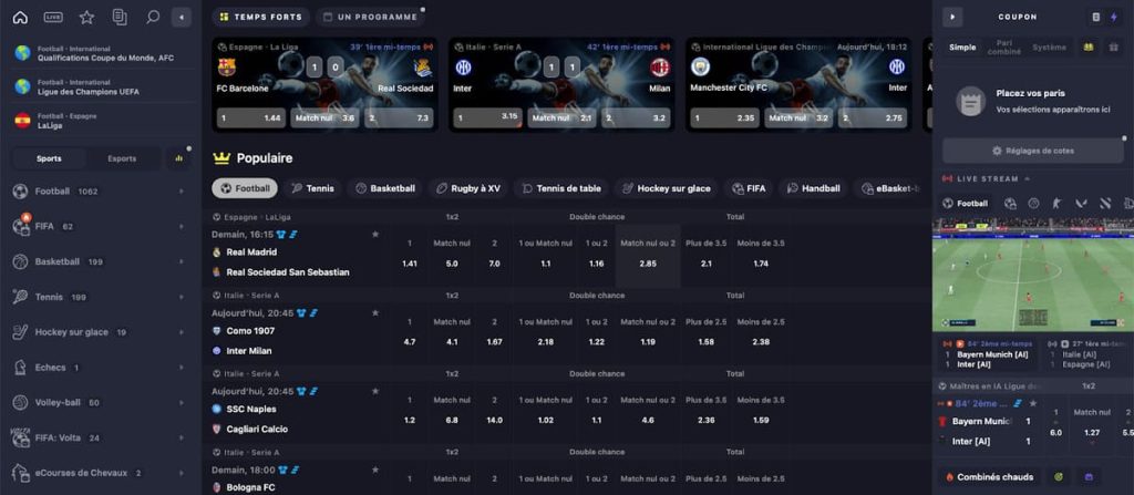Lucki Casino paris sportifs